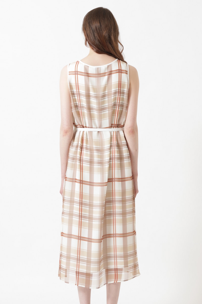 50周年アニバーサリーチェック シフォンワンピース 詳細画像 50thハウスチェック