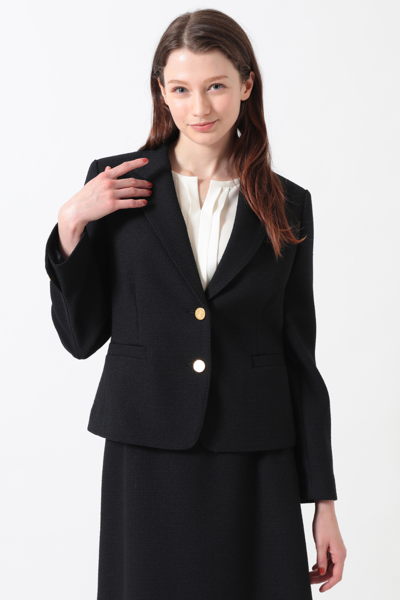 JS ファンシーツイード ブレザージャケット