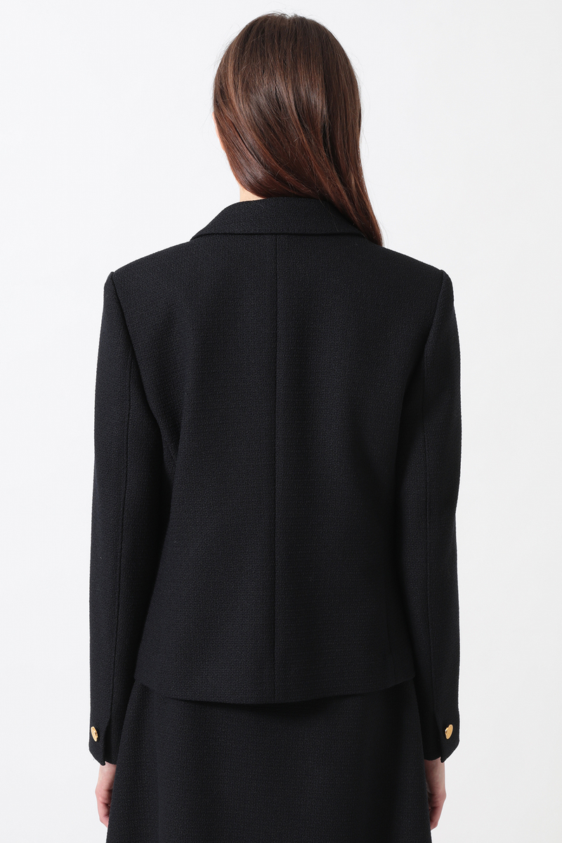 ファンシーツイード ブレザージャケット 詳細画像 ネイビー