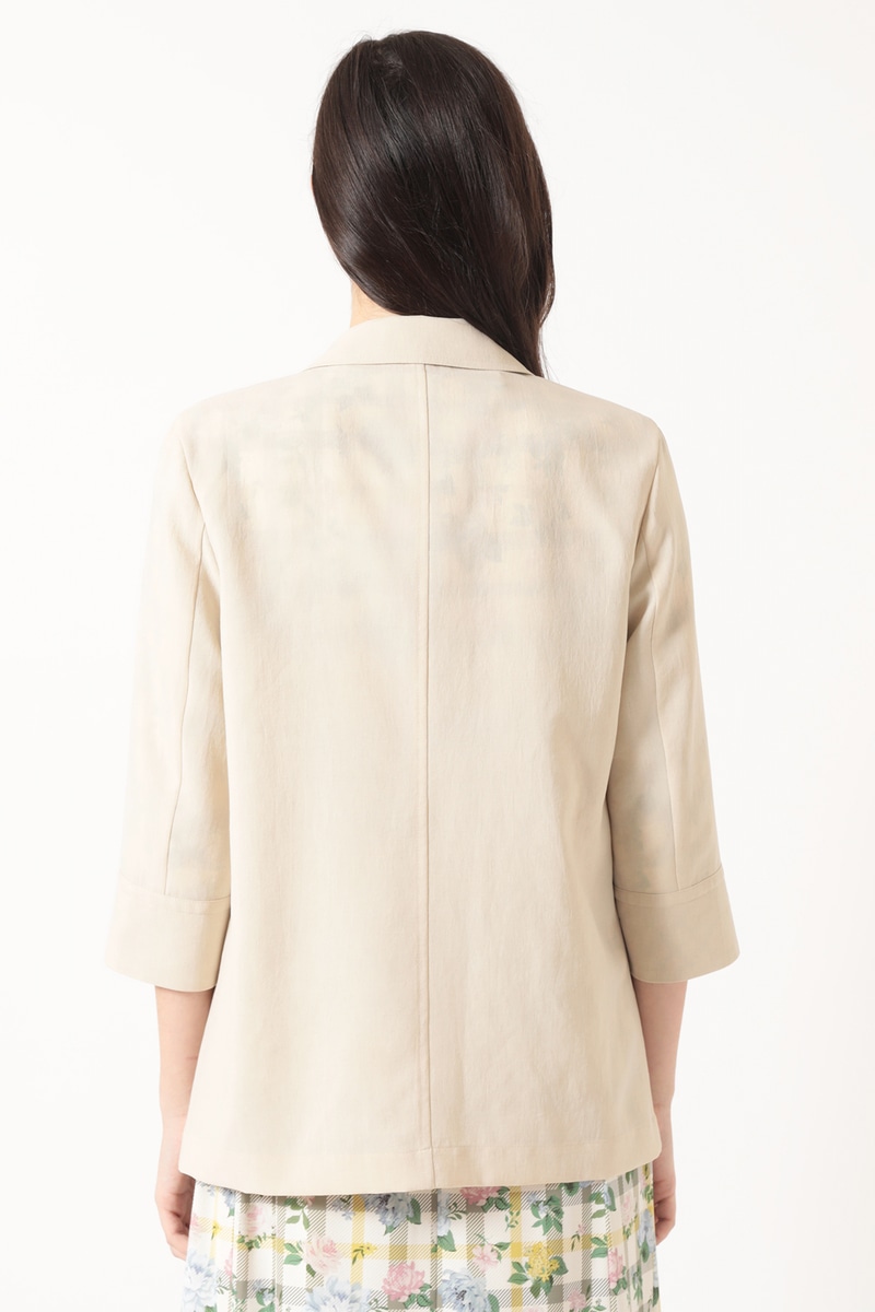 ドライタッチポリエステル オーバーサイズシングルジャケット 詳細画像 レイニーデイ