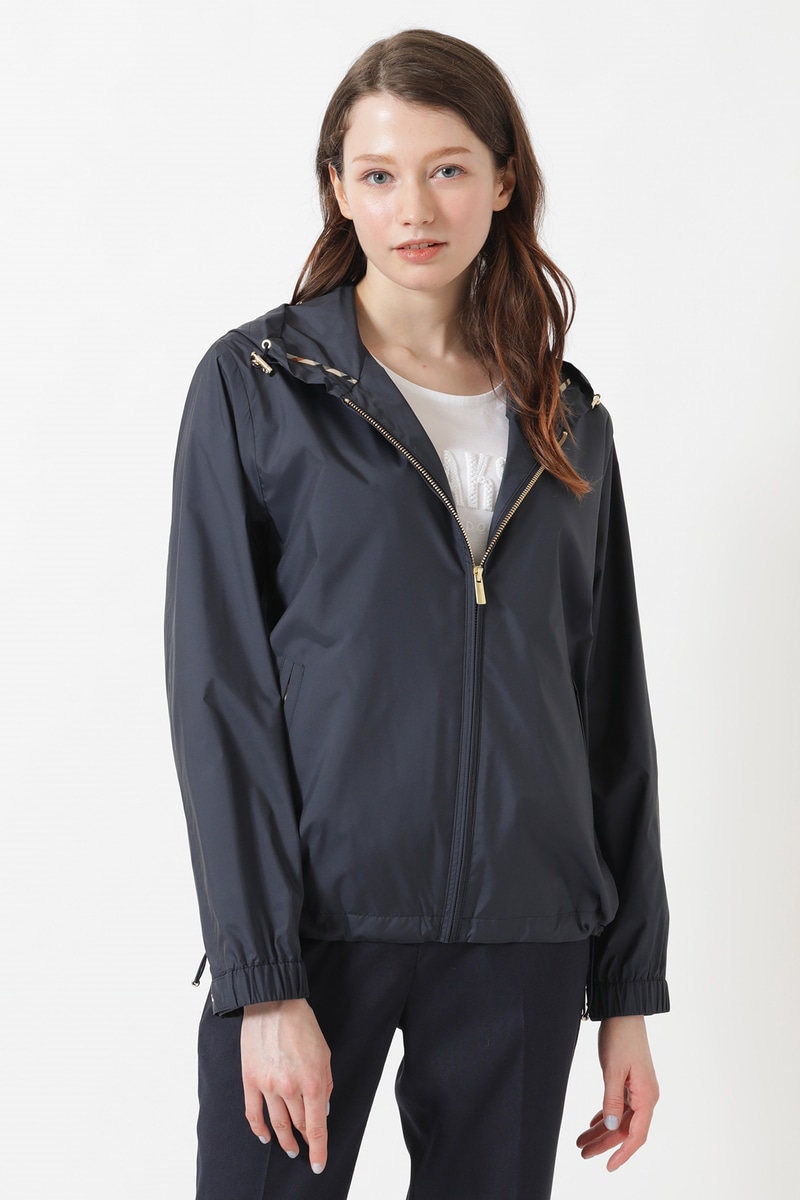 DICROS高密度タフタ 微光沢ライトウェイト ブルゾン 詳細画像 ネイビー