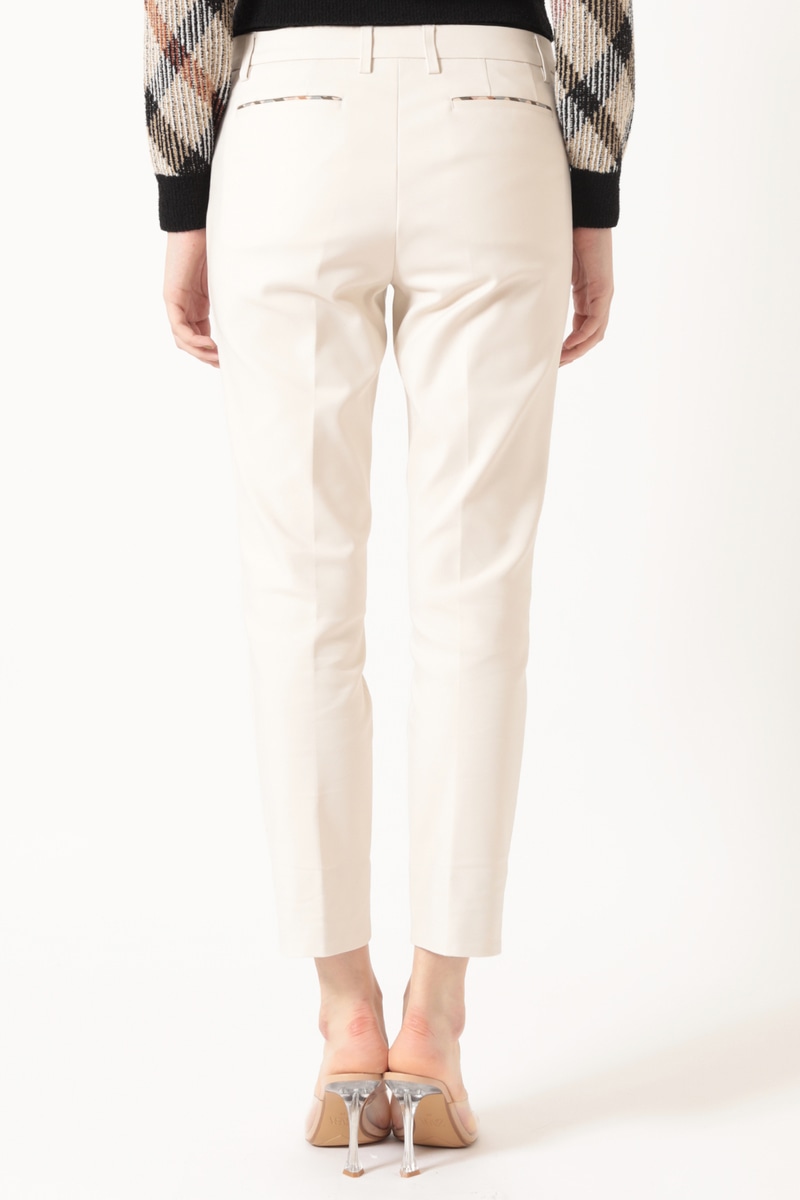 C/NY ダブルクロス テーパードパンツ 詳細画像 アイボリー