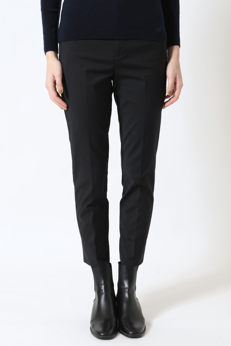 C/NY ダブルクロス テーパードパンツ 詳細画像 ブラック