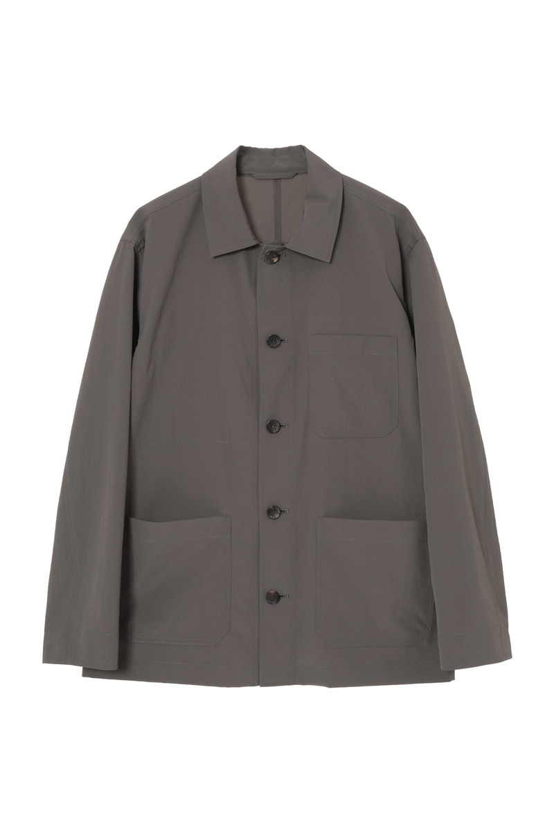 温度調節タフタ・カバーオールブルゾン 詳細画像 グレーブラウン