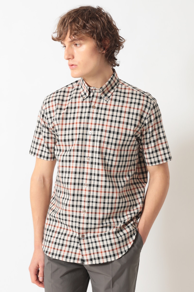 ハウンドトゥースハウスチェック ボタンダウンシャツ 詳細画像 ハウスチェック