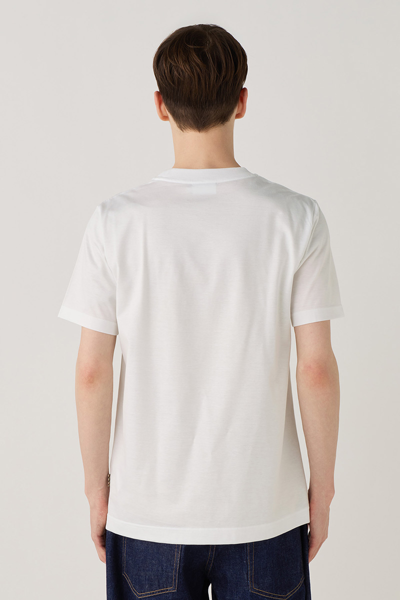 グラフィックプリントGIZA天竺Tシャツ 詳細画像 スノーホワイト