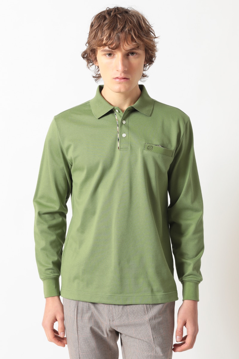 JS 超長綿 プレミアム鹿の子ポロシャツ