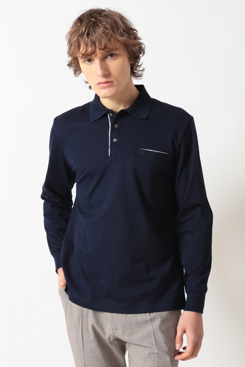 JS 超長綿 プレミアム鹿の子ポロシャツ