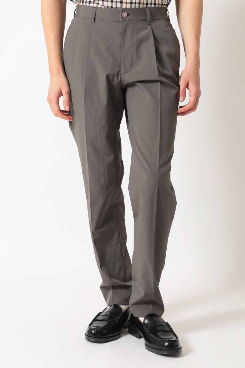 温度調節・イージーケア テーパードパンツ 詳細画像 グレーブラウン