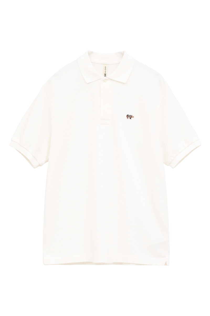 JS DAKS × Scye ガーメントダイ 鹿の子 ポロシャツ