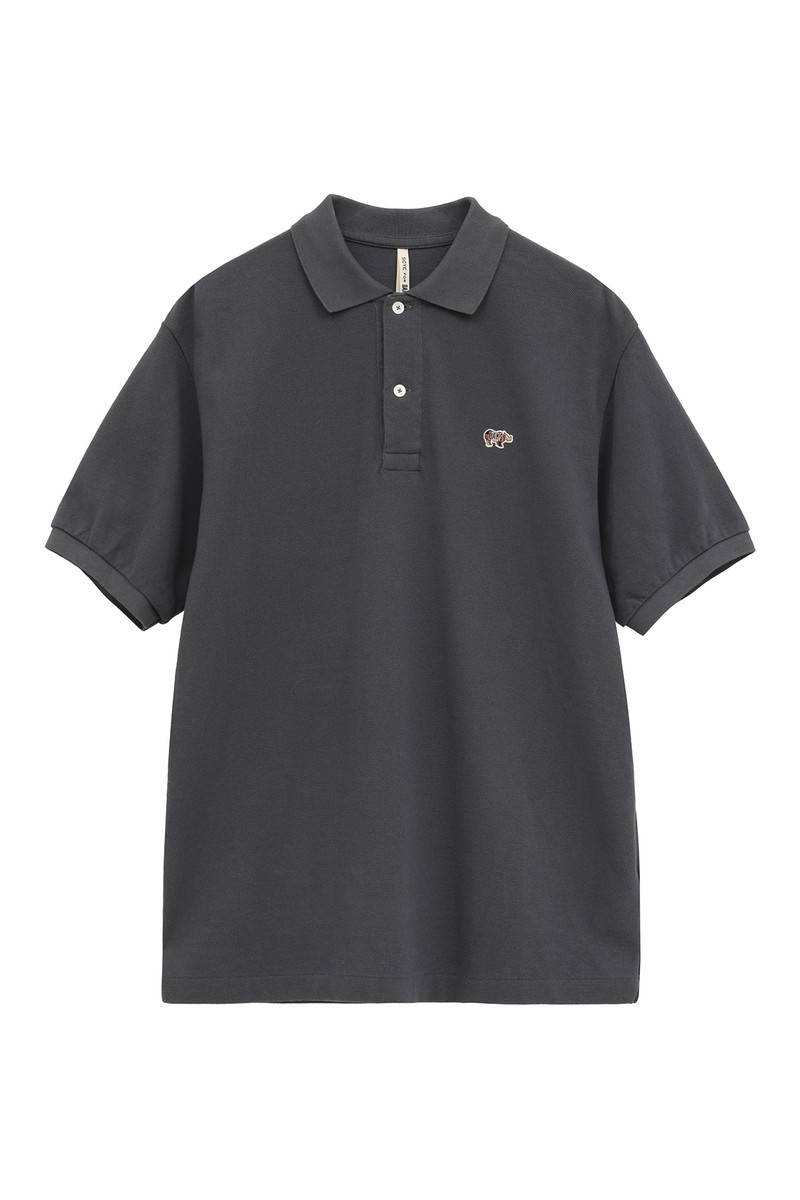 JS DAKS × Scye ガーメントダイ 鹿の子 ポロシャツ