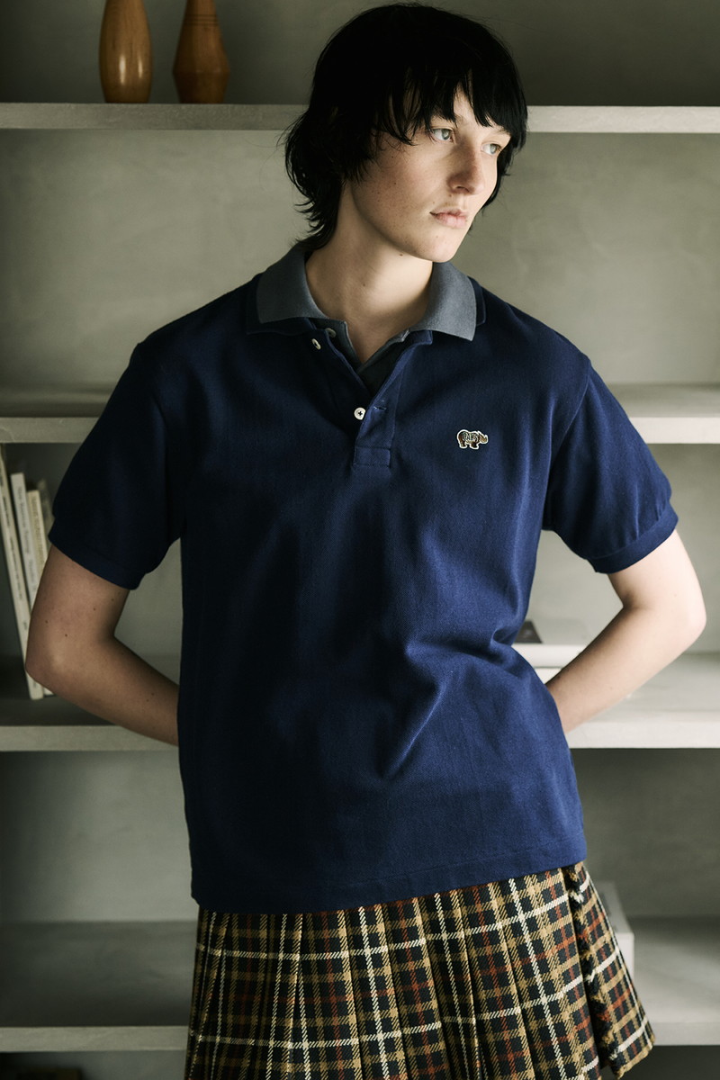 JS DAKS × Scye ガーメントダイ 鹿の子 ポロシャツ