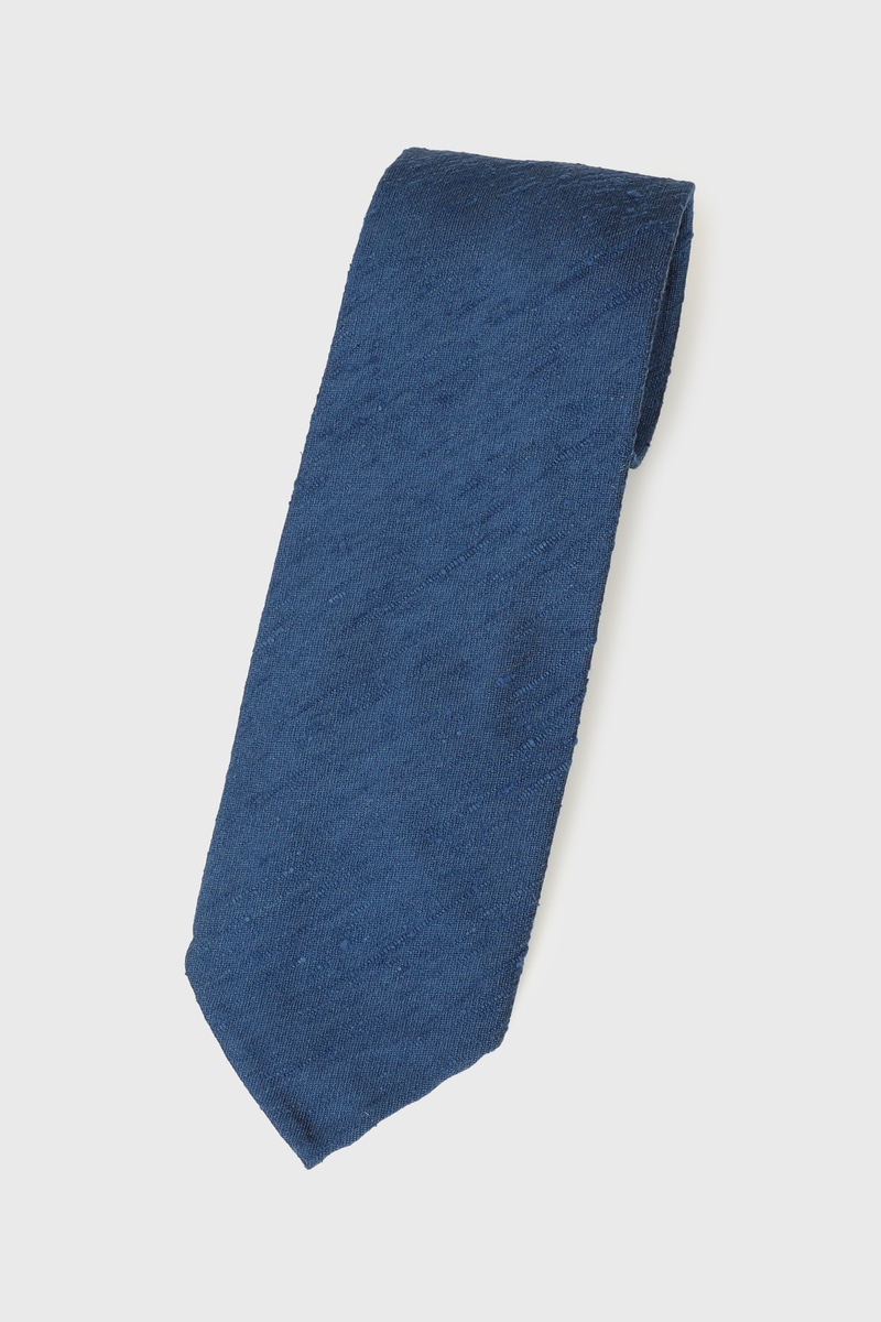 シルクシャンタン 3フォールドタイ 詳細画像 ネイビー