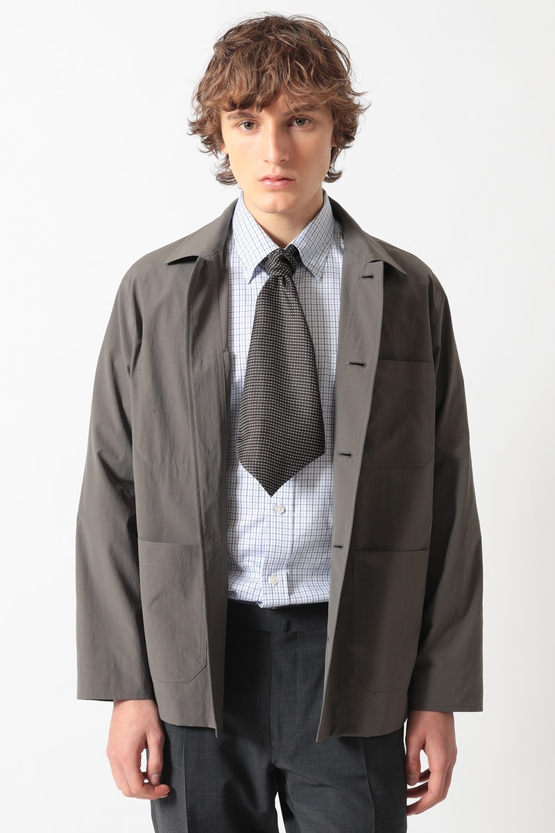 シルクジャカード アスコットタイ 詳細画像 ネイビー