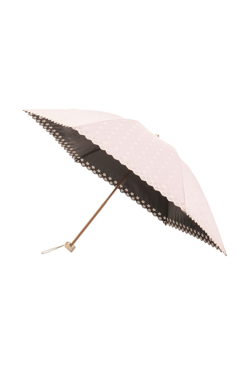 JS DDドットジャガード 一級遮光 晴雨兼用折りたたみ傘