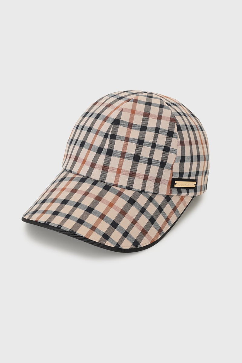 【Athena New Yor for DAKS】ハウスチェック 3Dリボンキャップ 詳細画像 ハウスチェック