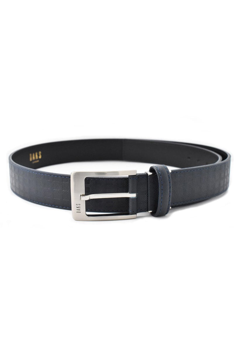 JS 【MEN】牛革　ダックスチェック型押しベルト