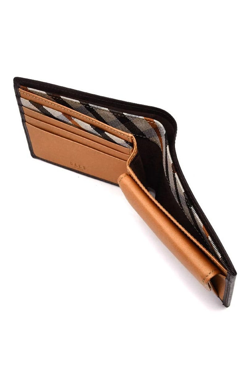 LUSTER Wカード入れ付き二つ折り財布 詳細画像 ダークブラウン