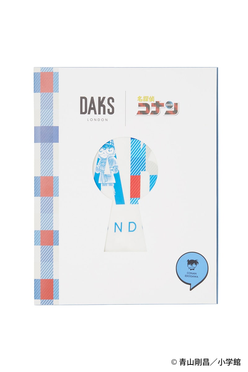 「DAKS」&times;『名探偵コナン』ロゴ半袖Tシャツ 詳細画像 ホワイト(江戸川コナン)
