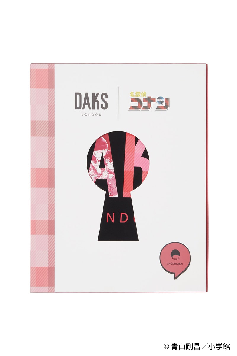 「DAKS」&times;『名探偵コナン』ロゴ半袖Tシャツ 詳細画像 ブラック(赤井秀一)