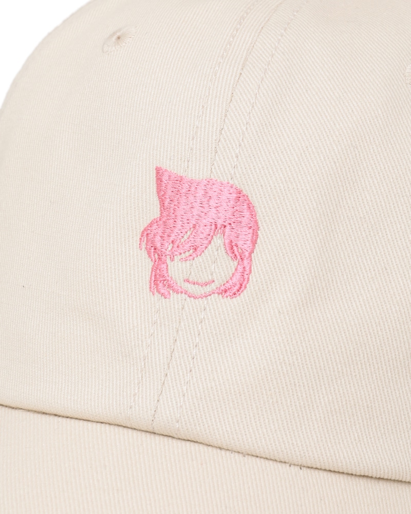 「DAKS」&times;『名探偵コナン』ワンポイント刺繍キャップ 詳細画像 ベージュ(毛利蘭)