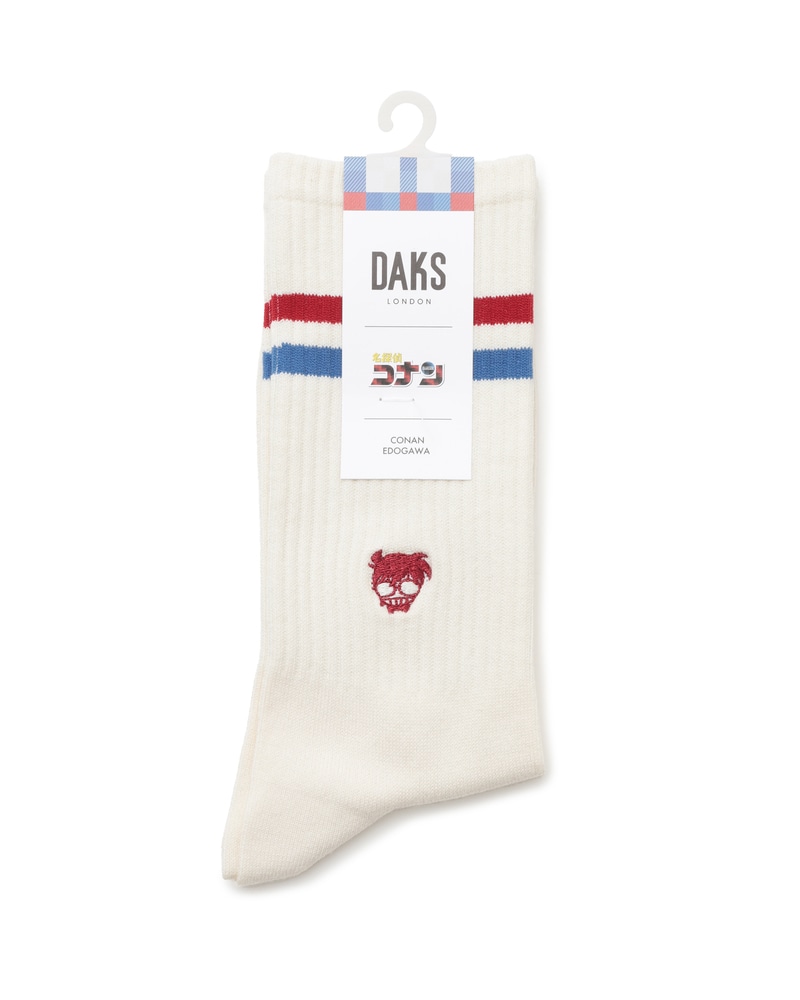 JS 「DAKS」×『名探偵コナン』ワンポイント刺繍ソックス