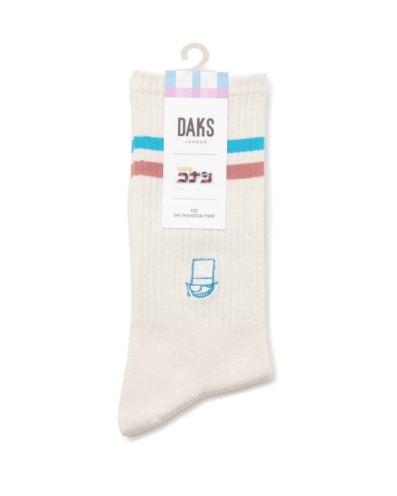 JS 「DAKS」×『名探偵コナン』ワンポイント刺繍ソックス