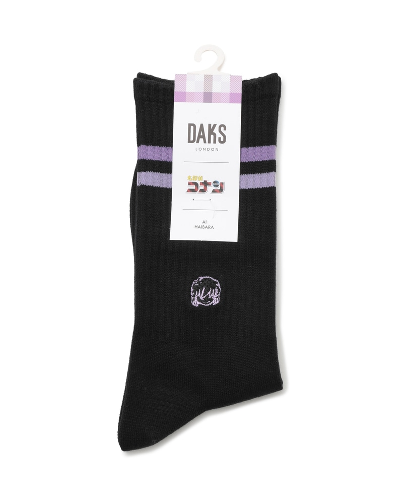 JS 「DAKS」×『名探偵コナン』ワンポイント刺繍ソックス