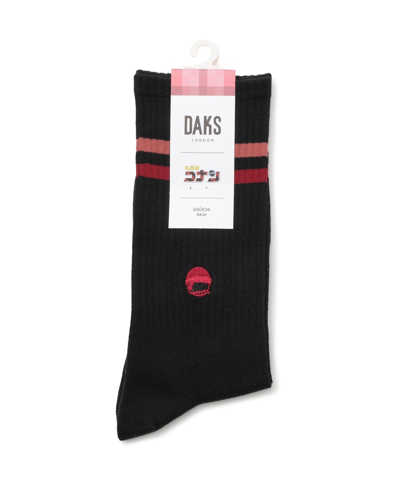 JS 「DAKS」×『名探偵コナン』ワンポイント刺繍ソックス