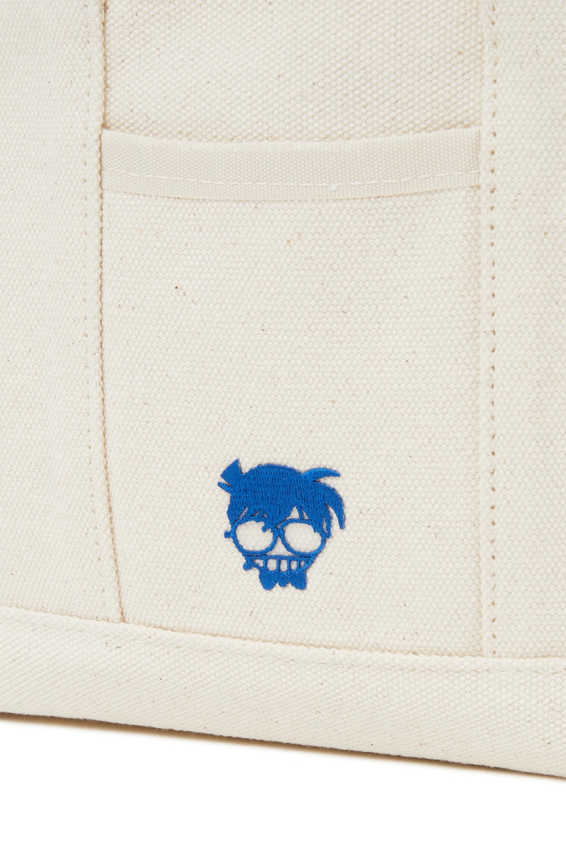 「DAKS」&times;『名探偵コナン』ワンポイント刺繍ミニトートバッグ 詳細画像 ブルー(江戸川コナン)