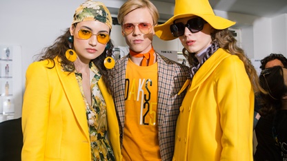 DAKS SS19 MENS WOMENS MILAN COLLECTION BACKSTAGE