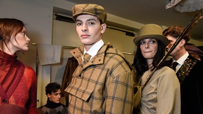 AW19 Milan Mens Womens Collection Backstage
